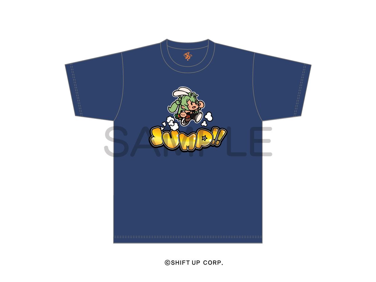 Goddess Of Victory: Nikke: T-Shirt RUNNING SODA! Navy Size L