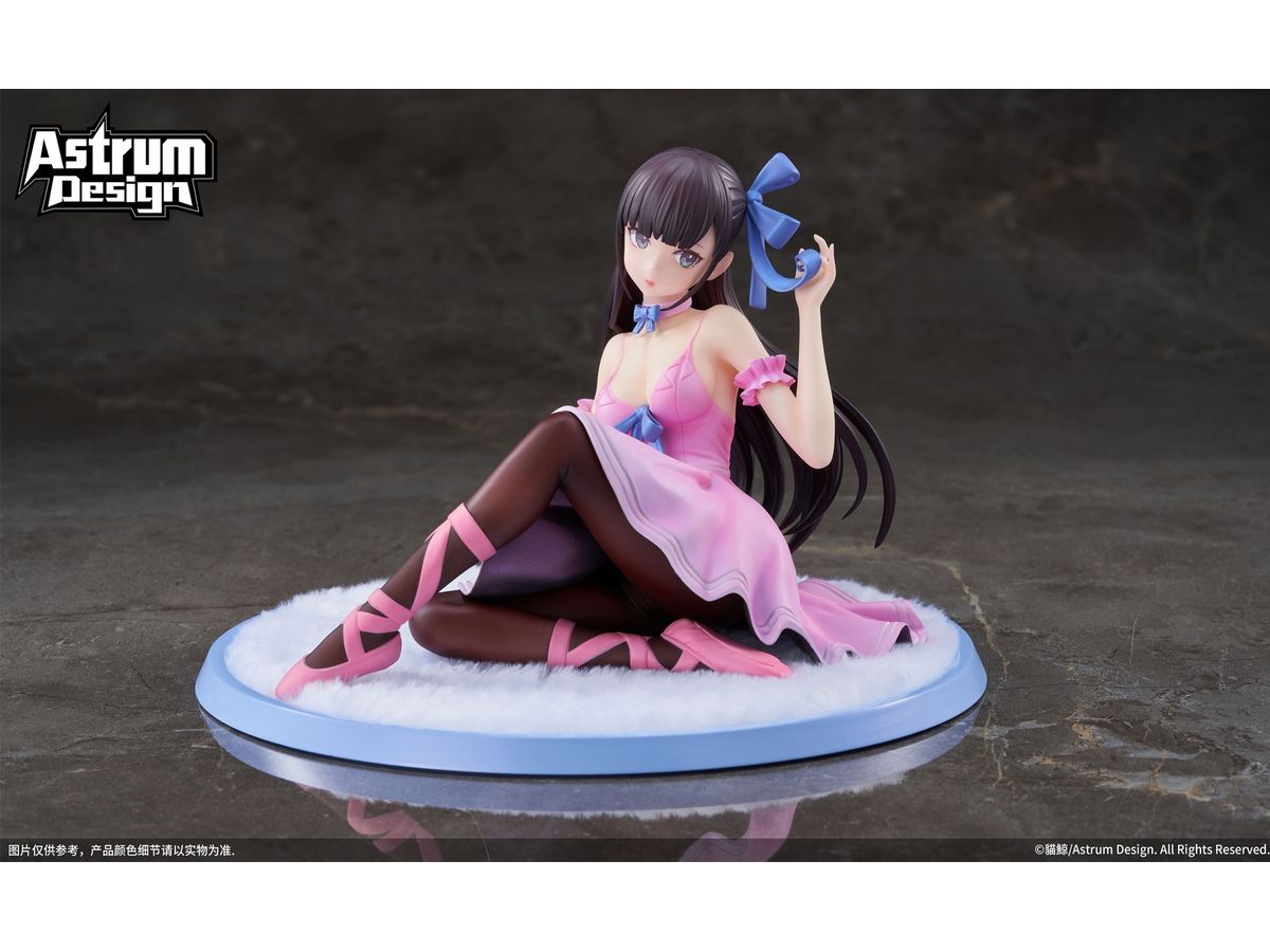 ORIGINAL DESIGN ART CORP. Nekojira Flamingo-Ballerina Girl Figure