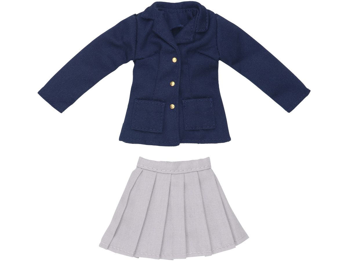 PNXS Blazer & Pleated Skirt set Navy x Gray (Reissue)