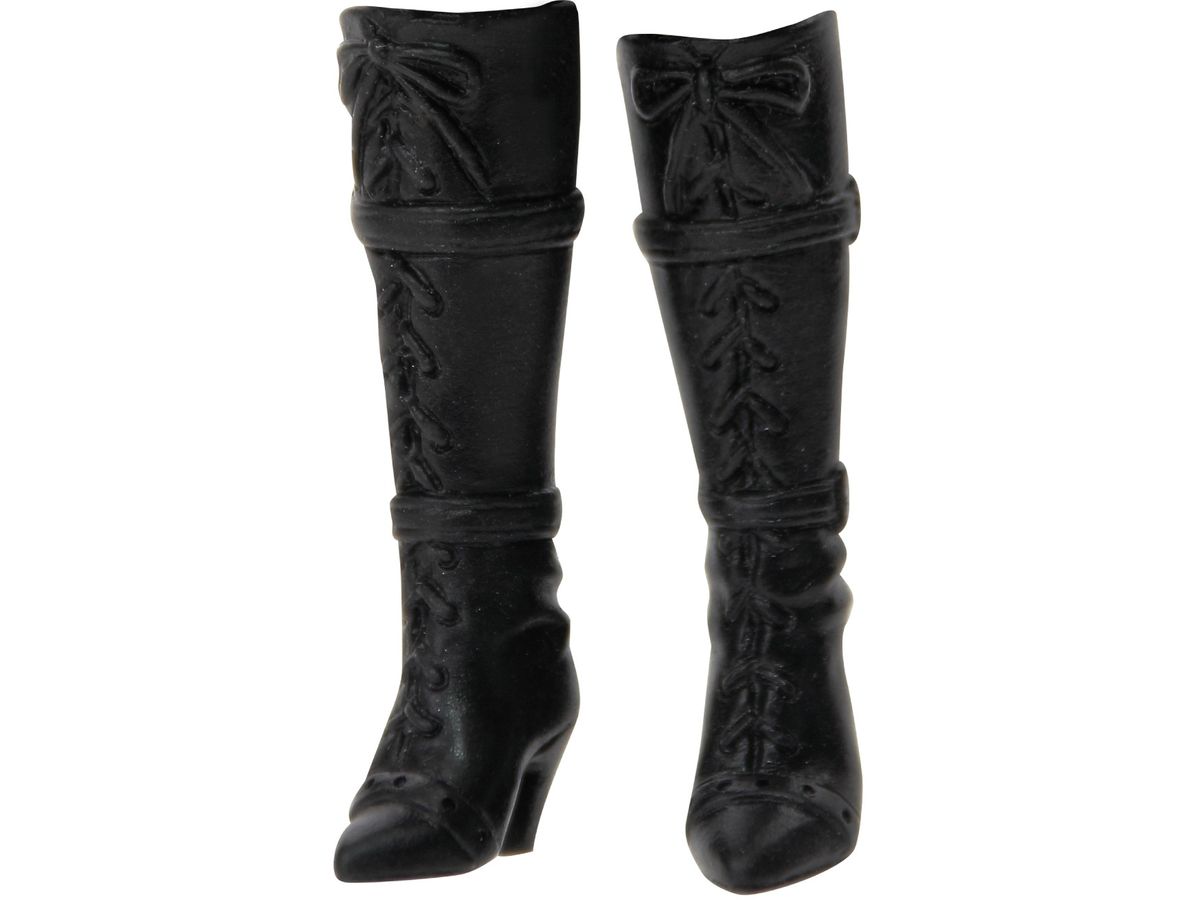 Lilia Black Raven II Boots (Soft Vinyl) -The Darkness full of city- Black