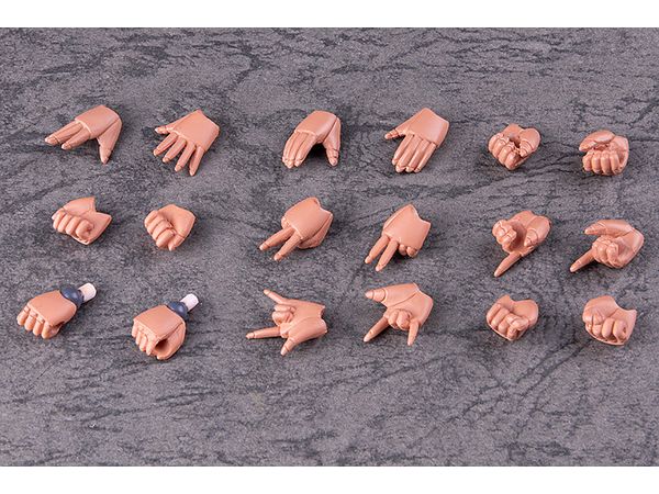 Polynian Hand Parts Set (Brown Flesh)