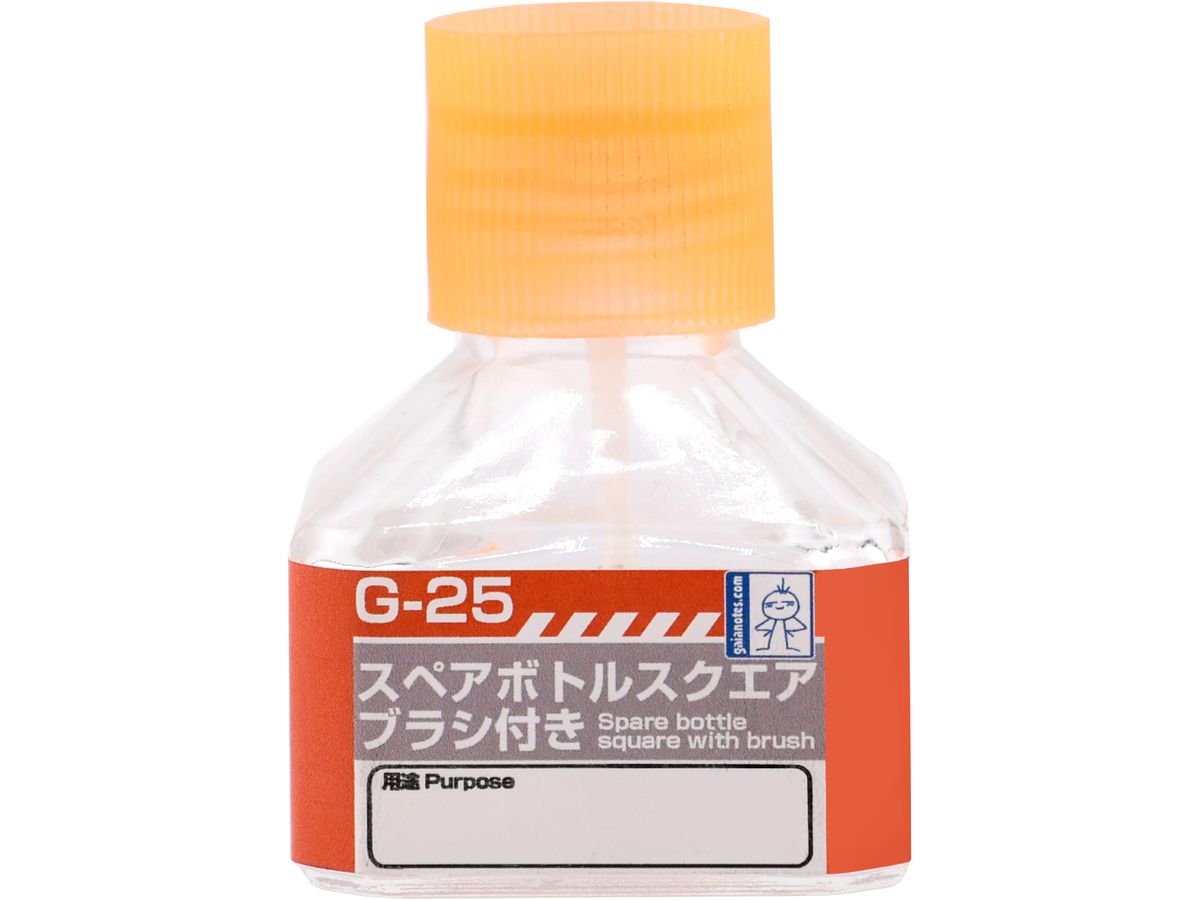 G-25 Spare bottle square with brush 40ml