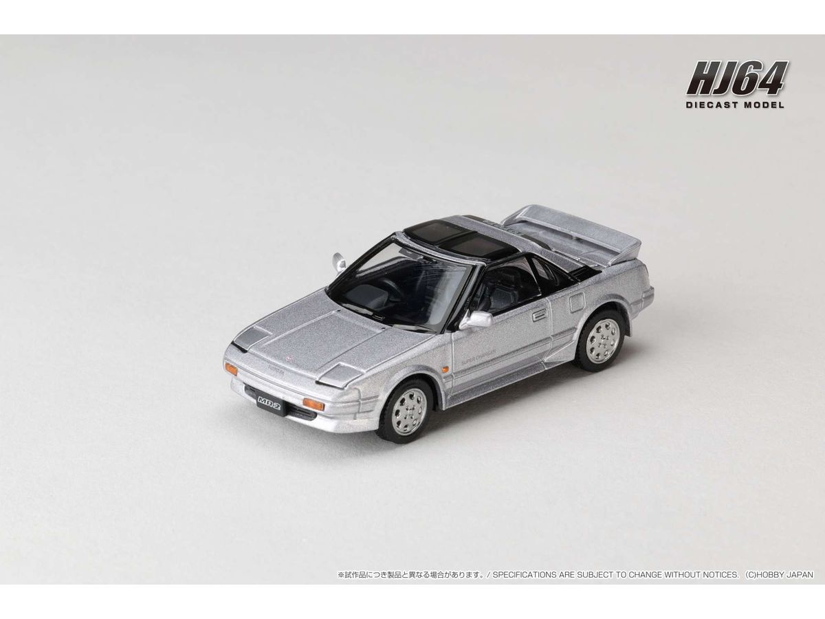 Toyota Mr2 1600G-Limited Super Charger 1988 T Bar Roof Silver Metallic / Custom Color