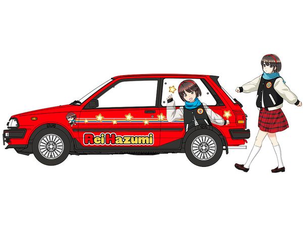 Toyota Starlet EP71 Si-Limited (3-Door) Middle Version Rei Hazumi w/Figure