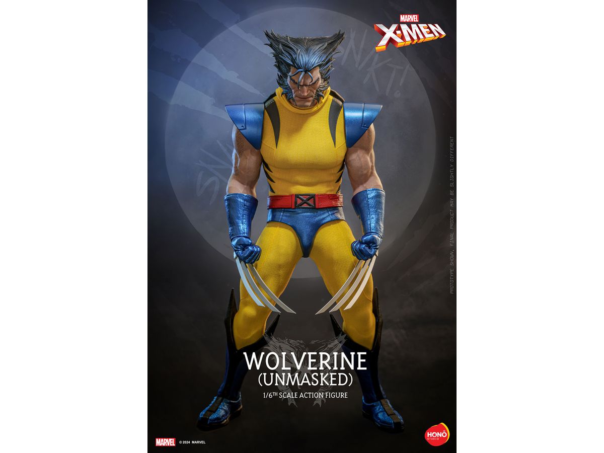 Hono Studio - Fully Poseable Figure: Marvel Comics - Wolverine (Unmasked)