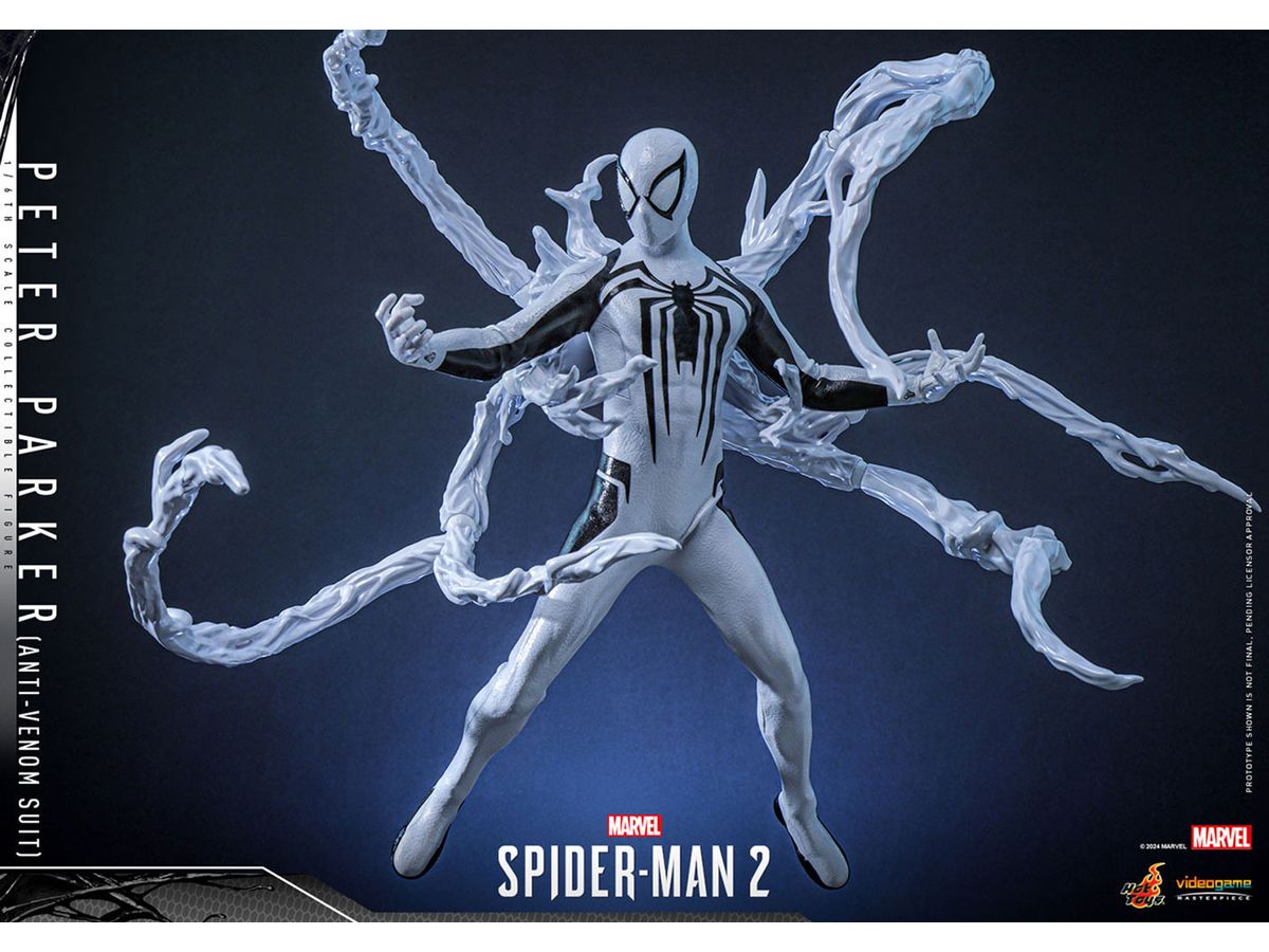 Video Game Masterpiece - Fully Poseable Figure: Marvel's Spider-Man 2 - Peter Parker (Anti-Venom Suit)