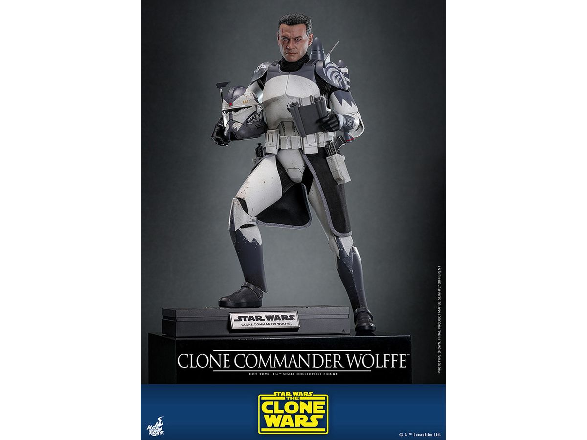 Television Masterpiece - Fully Poseable Figure: Star Wars: The Clone Wars - Clone Commander Wolffe