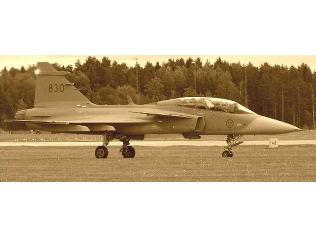 Swedish Air Force JAS39 Gripen Two-Seater Type