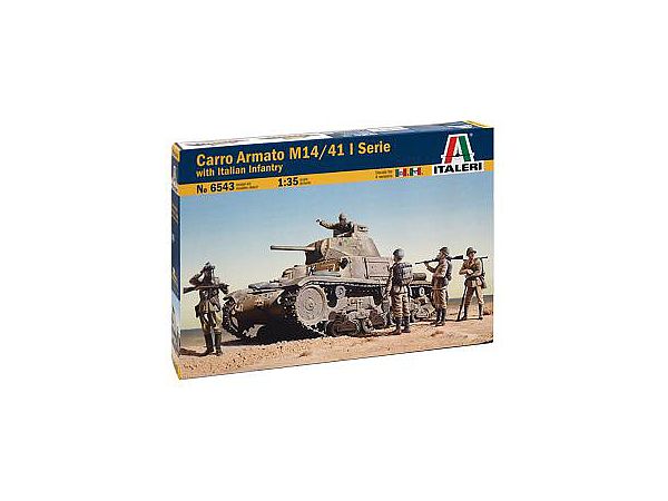 WW.II Italian Carlo Armato M14/40 Serie I Italian infantry figure included