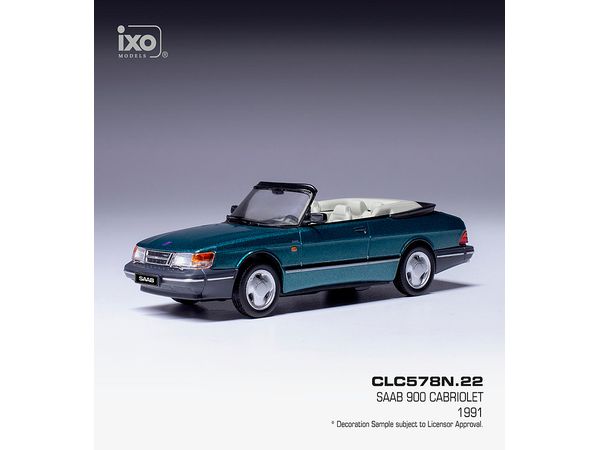 Saab 900 Cabriolet 1991 Metallic Green