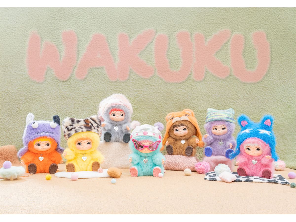 WAKUKU FUZZY TRENDY FUN PARTY Series Trading Figures 1Box 6pcs