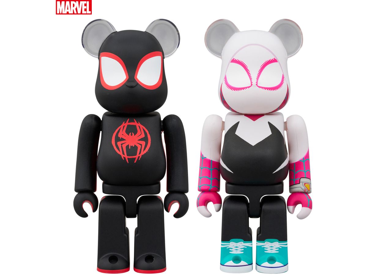 BE@RBRICK Spider-Man (Miles Morales) & Spider-Gwen 2pcs Set