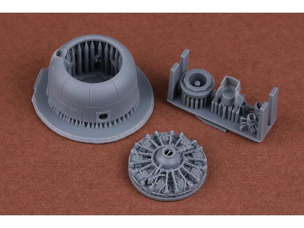 SBD-2/3 Dauntless engine & cowling set for Flyhawk kit