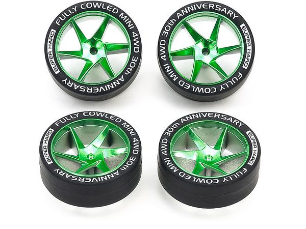 Fully Cowled 30th Anniv. Super Hard Low Profile Tires & Matte Green Plated Wheels