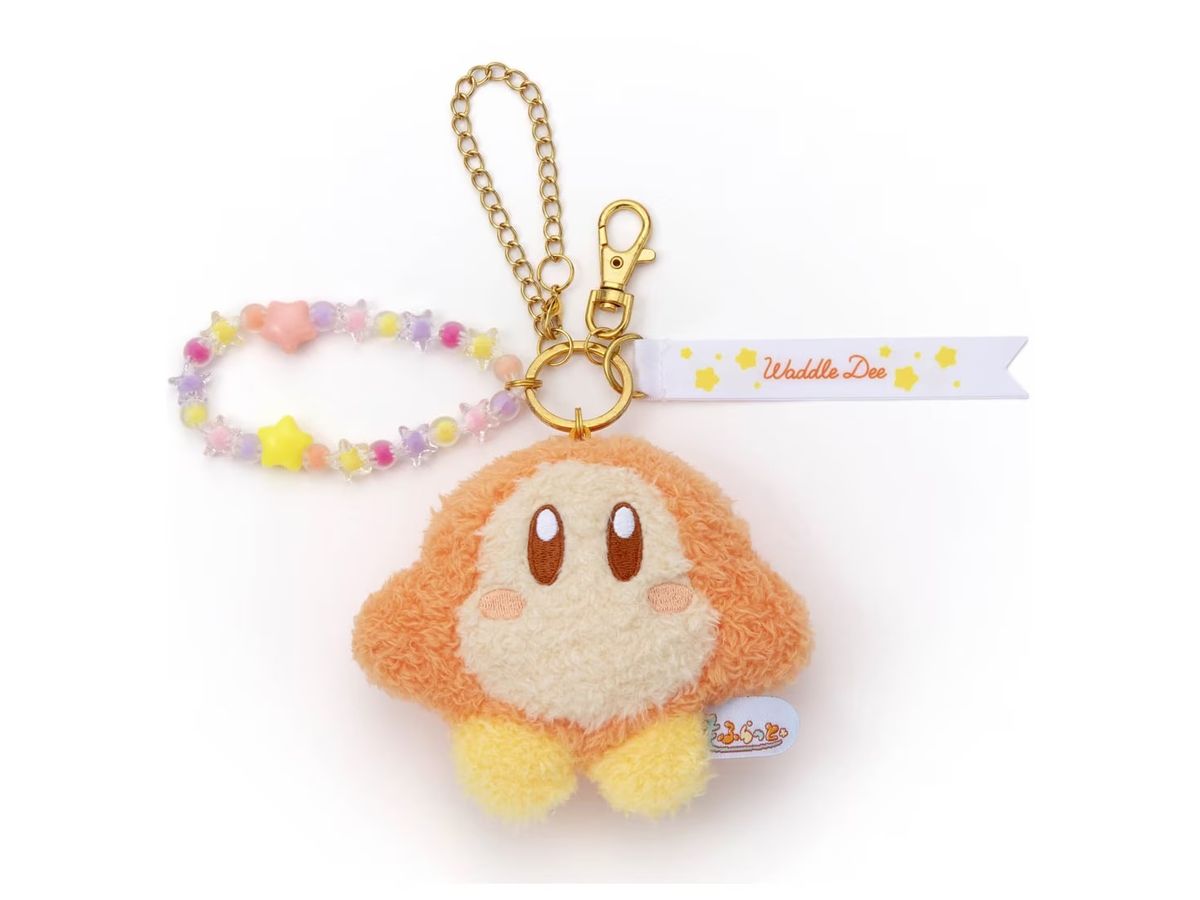 Kirby of the Stars Fluffy Plush Toy Strap Waddle Dee